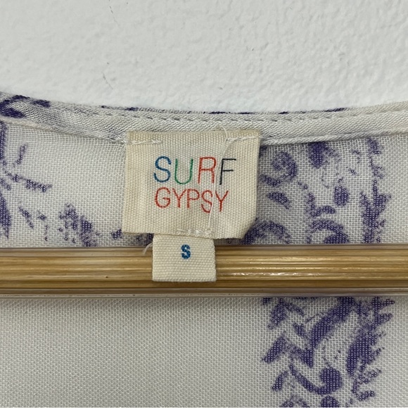 Surf Gypsy Swimsuit Cover Up Dress with Tassels Size S - Picture 6 of 7